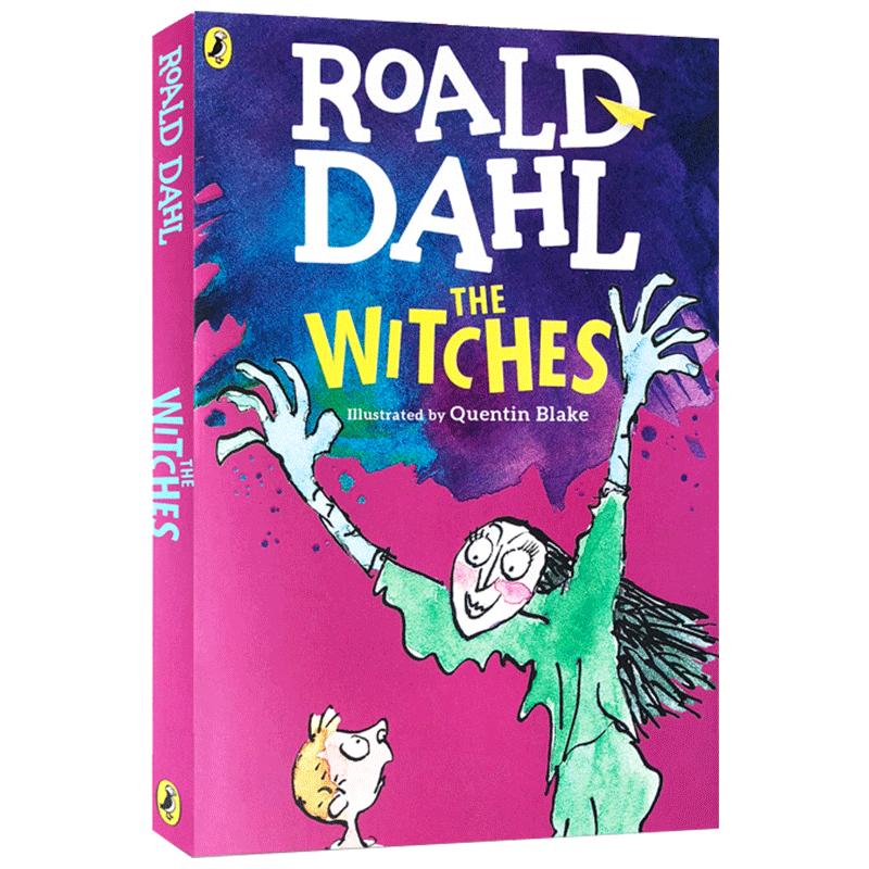 送音频原版The Witches 女巫 roald dahl 罗尔德达尔作品 纯英语版儿童读物课外阅读桥梁书可搭查理和巧克力工厂正版进口书籍