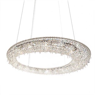 进口埃及水晶Manooi RIO吊灯轻奢现代别墅复式楼客厅餐厅卧室灯具