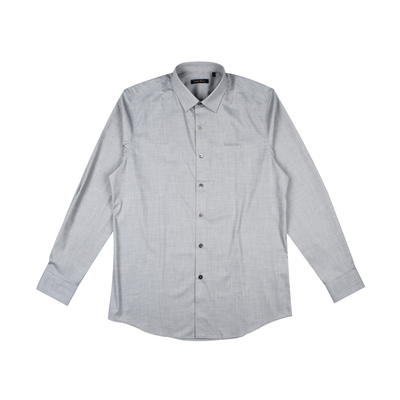 雷迪波尔纯色长袖衬衫