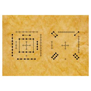 横版 河图洛书周易经知识国学太极八卦星宿图玄关客厅书房 装饰贴
