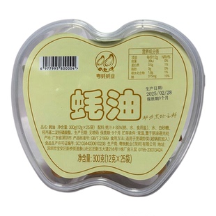 小袋条装蚝油300克(25条*12克)蚝汁85%零防腐剂沙井特产传统耗油