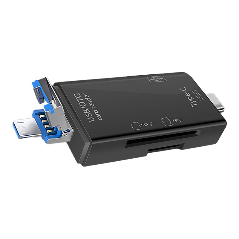 六合一USB-C读卡器手机电脑免驱