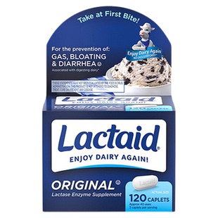 乳糖酶lactaid乳糖酶成人儿童乳糖不耐受益生菌消化酶肠胃胀气
