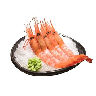 俄罗斯进口特大北极甜虾3L即食海鲜带籽日本料理甜虾刺身食材包邮