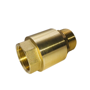 4分6分1寸外丝流向内丝立式黄铜止回阀弹簧单向阀水管逆止阀促销