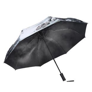 喷雾雨伞黑科技降温折叠防晒防紫外线遮阳伞女晴雨两用国风太阳伞