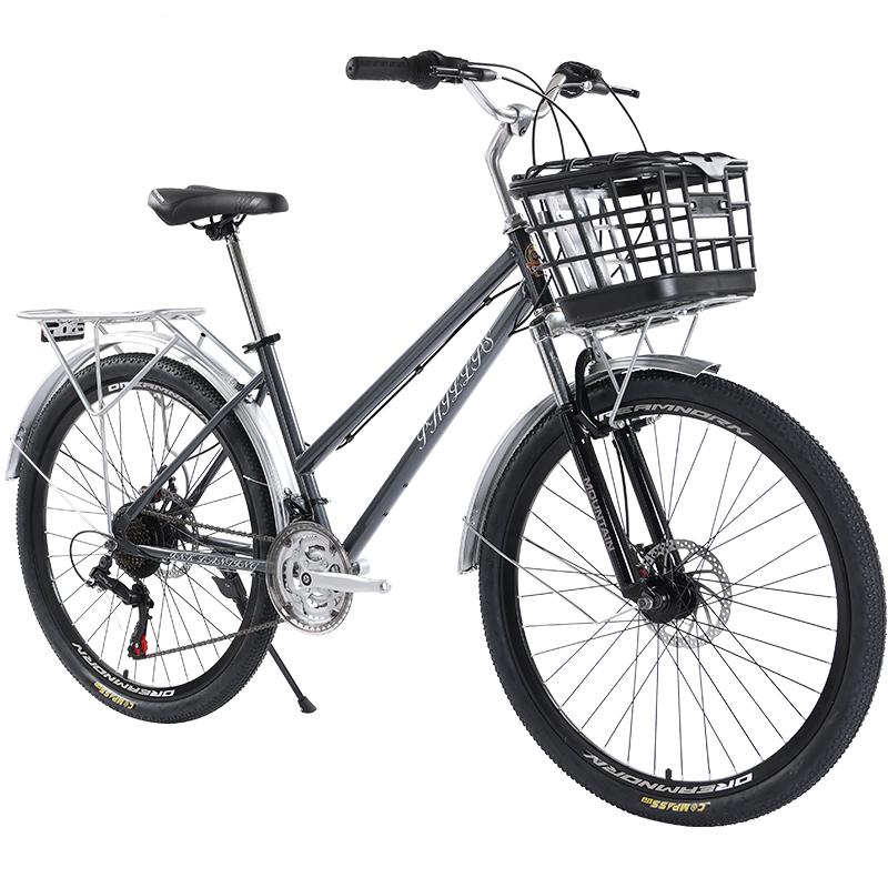 菲利普自行车城市通勤男女成人代步学生青少年禧玛诺山地车户外