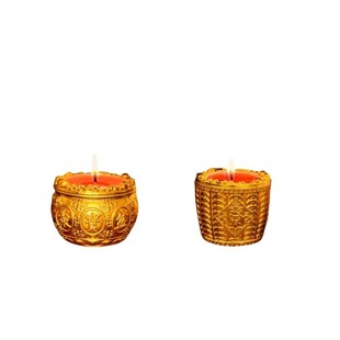 4小时聚宝盆一桶金无烟酥油蜡烛喜庆乔迁节日上香专用家用长明灯