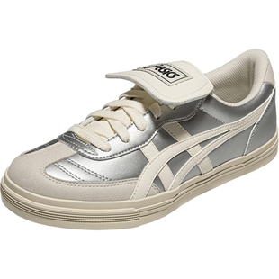 ASICS亚瑟士千禧复古银色休闲鞋AARON 2.0男女鞋板鞋1203A720-020