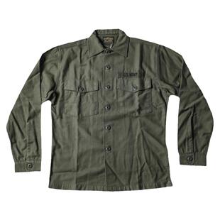 NON STOCK OG-107越战长袖衬衫 约翰列侬纯棉缎纹厚料衬衣Og107