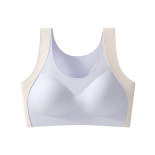婷美初高中生发育期少女文胸防震运动背心交叉挺背无痕女孩内衣