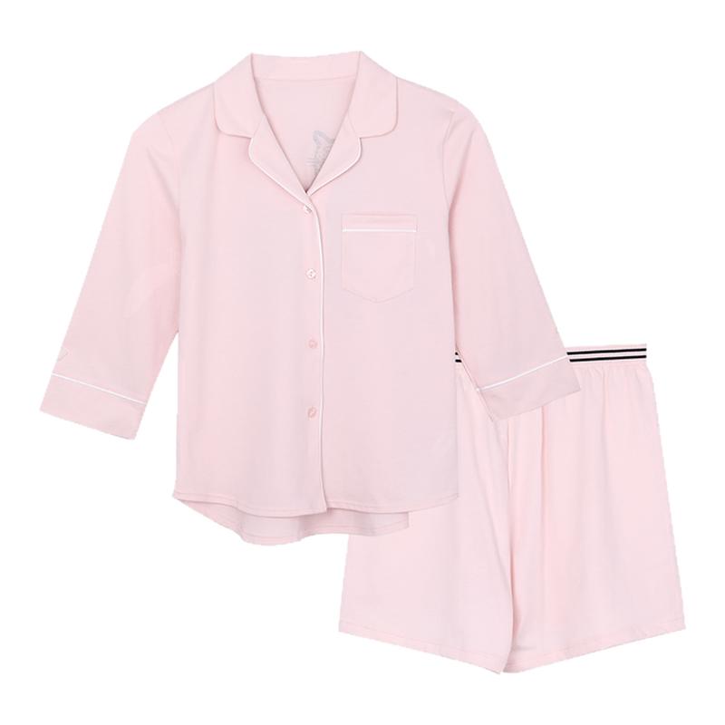 开衫纯棉家居服芬狄诗休闲风夏季