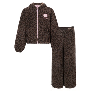 tbh野兽派家居三丽鸥Hello Kitty可丽绒连帽家居服套装可外穿睡衣