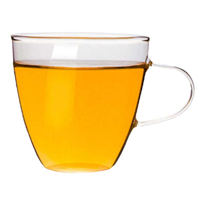 耐热150ml带把玻璃品茗杯六只装