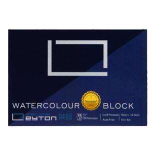 莱顿水彩本300g纯棉浆粗中细纹4K开8K16K32K学院级四面封胶水彩本