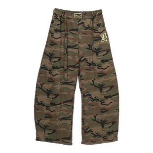CBXLAB街舞潮牌嘻哈迷彩复古休闲裤爵士辣妹废土风运动裤跳舞长裤