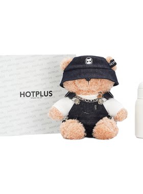 HotPlus卫衣小熊保温杯儿童吸管水杯高颜值生日礼物可爱2026新款