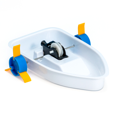 创意科趣物理自制明轮船科技制作