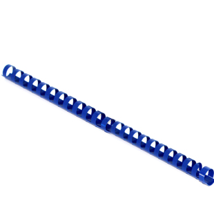 书昶装订胶圈 塑料圈 21孔胶圈 梳式胶圈 6-51mm100支 黑蓝 红 白