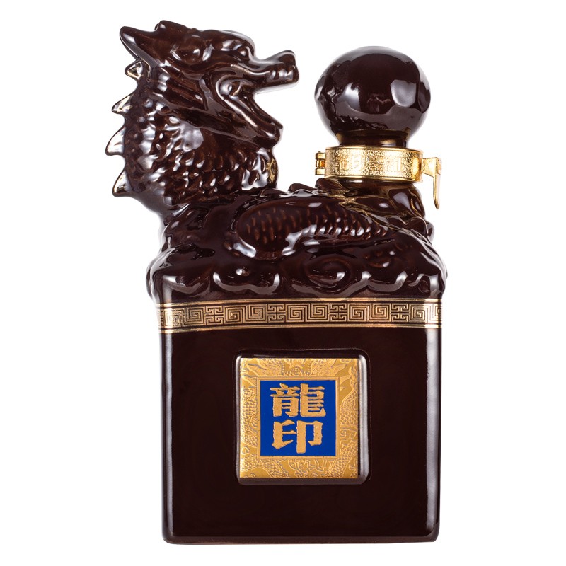城烧锅酒金奖龙印52度500ml盒装
