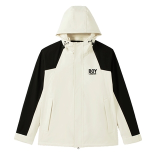 【翼动新纪】BOYLONDON春情侣三合一夹克潮牌百搭抽绳外套N23072