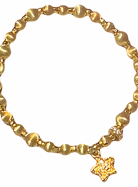 paula时序爆闪拉丝猫眼珠手链