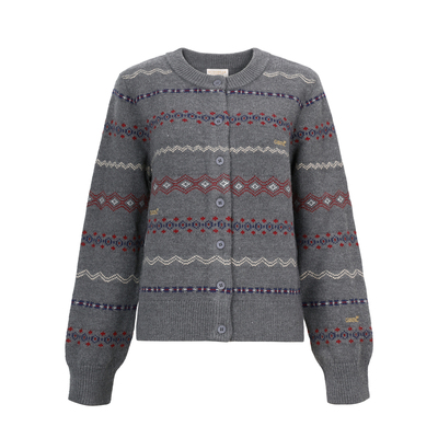 GUOOBEAR提花针织衫毛针织衫