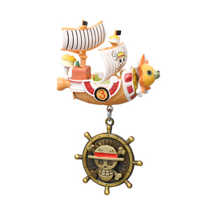 创意小船冰箱贴千阳号万里阳光号黄金梅里号海贼船卡通3D立体磁贴