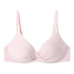 【柔心杯】安莉芳官方奥莱内衣E-BRA光面小胸厚杯聚拢无钢圈文胸