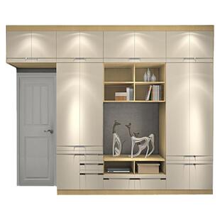 尚品全屋定制 衣柜酒柜橱柜门扇书柜厨柜门定做PET柜门板柜体烤漆