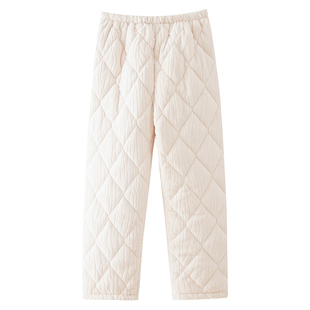 都市丽人夹棉睡裤女款2025新款秋冬加厚保暖可外穿长款休闲家居服