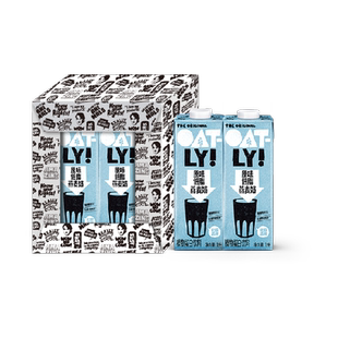 OATLY噢麦力原味低脂燕麦奶1L*6瓶植物蛋白饮料营养早餐奶0乳糖