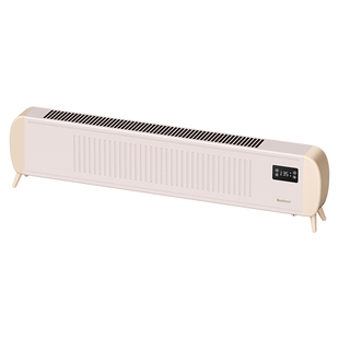百斯腾F2踢脚线取暖器石墨烯家用省电暖气室内大面积速热暖风机
