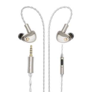 唐麦云冕Ultra两圈四铁两陶瓷八单元高解析入耳式HiFi有线耳机