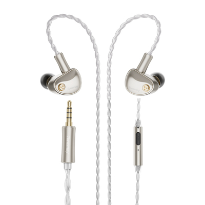 唐麦云冕Ultra两圈四铁两陶瓷八单元高解析入耳式HiFi有线耳机