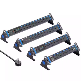 公牛电竞插排桌面旋转支架pdu排插大功率防雷音响滤波降噪插线板