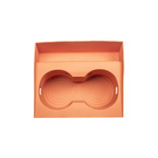 适用于领克10emp用品汽车中控水杯垫硅胶车水杯槽位置物盒储物盒