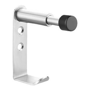 不锈钢防撞门挡阻门器免打孔弹簧缓冲门顶入户门后挂衣钩强力承重