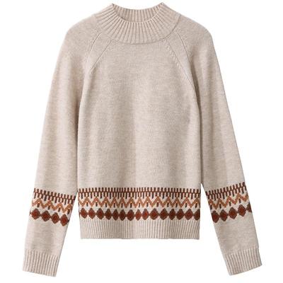 osa复古半高领软糯洋气打底衫