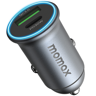 MOMAX摩米士30W双口车载充电器