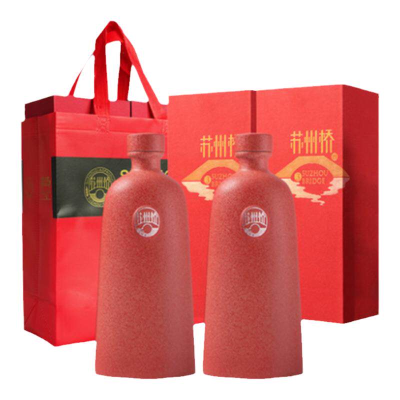 苏州桥红瓷白酒浓香型正品