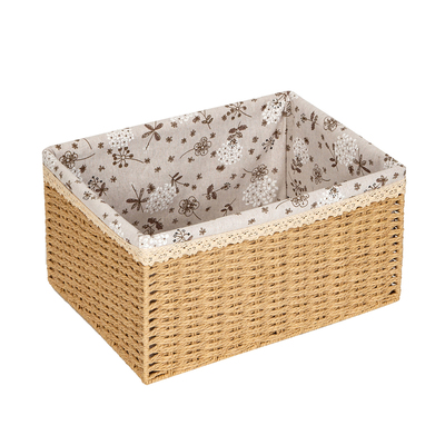 仿藤手编收纳筐家用客厅收纳盒