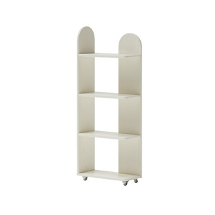 床头置物架白色实木卧室床头柜替代品神器边几侧边柜夹缝柜可移动