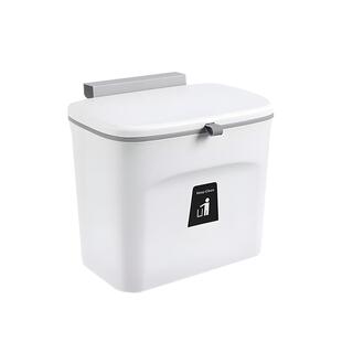 日本厨房垃圾桶2025新款壁挂式橱柜门家用卫生间高档湿拉圾专用桶