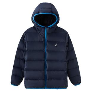 【羽绒服反季】NAUTICAKIDS 男童女童轻薄短款羽绒服儿童90白鸭绒