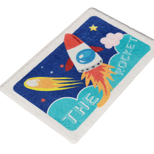 卡通神州系列浴室吸水门垫卫生间门口防滑地垫卧室脚垫洗手间地毯