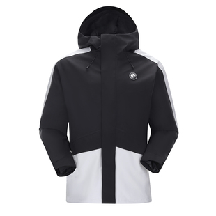 【熊猫系列】骆驼黑胶防晒冲锋衣男女2025春季防风防雨外套登山服