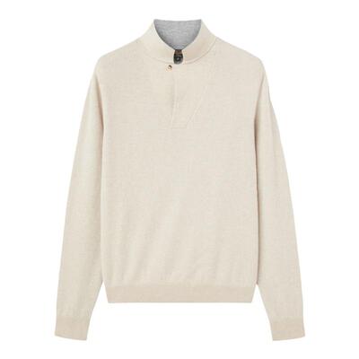 LoroPiana/诺悠翩雅男士针织衫百年纪念轻盈羊毛羊绒双面新款