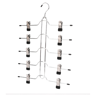 多层裤架裙子收纳裤夹JK裙夹短裙收纳衣架多功能省空间无痕裤挂