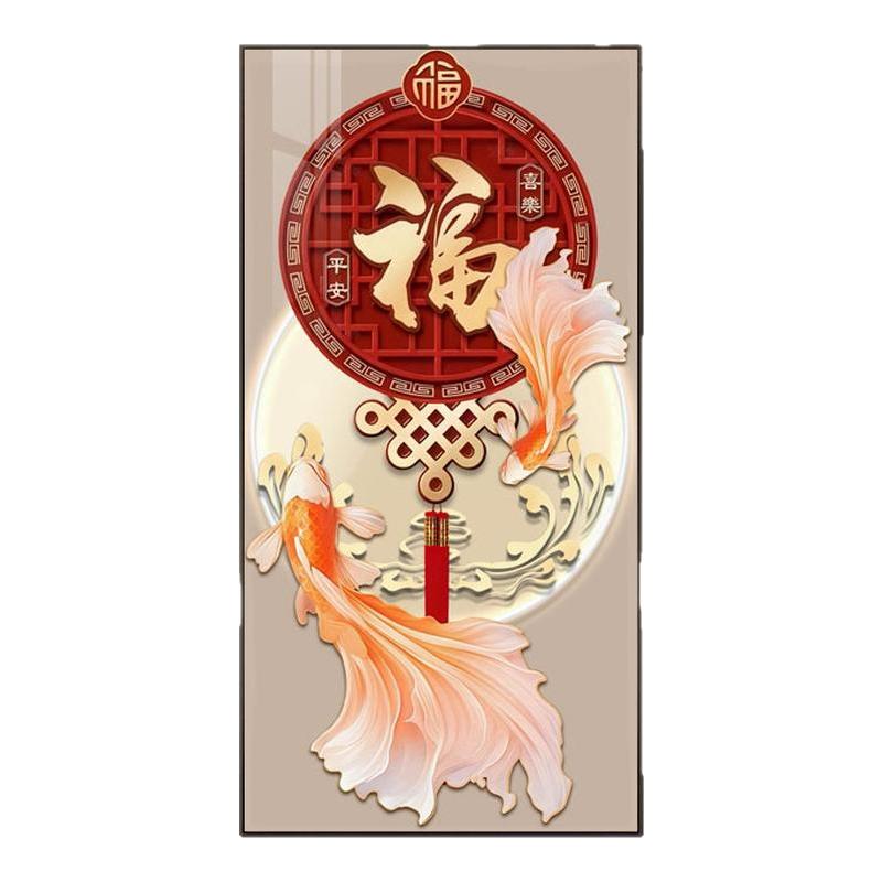 玄关画装饰画竖版客厅楼梯过道